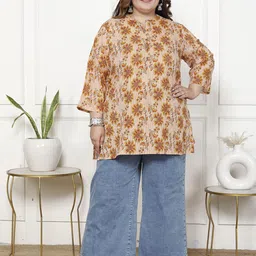Swasti Women Floral Printed Pure Cotton Kurti-picture-31