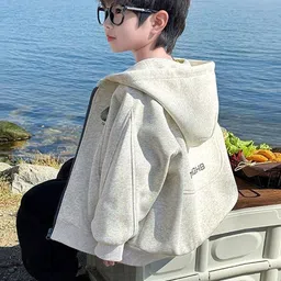 Xsole Boys Brand Logo Cape Jacket image 3