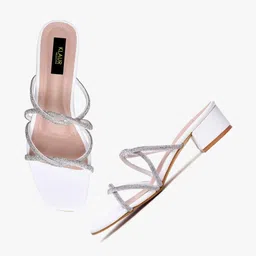 Klaur Melbourne Embellished Party Block Sandals image 2