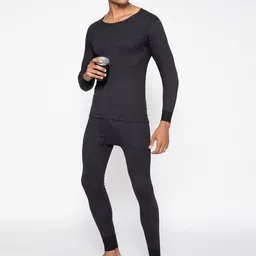 MACHO Sporto Men Pack of 2 Ribbed Round-Neck Full sleeve Thermal Set-picture-10