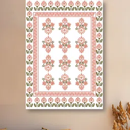 nestroots White & Red 1 Piece Canvas Floral and Botanical Wall Paintings-image-43