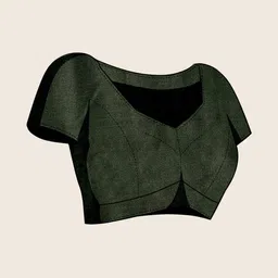 Panzora Ethnic Motifs Zari Silk Blend Heavy Work Saree image 2