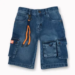 Gini and Jony Boys Washed Denim Cargo Shorts Technology-picture-41