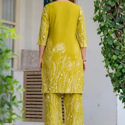 JAIPUR SARAI Printed Tunic With Trousers Co-Ords image 3