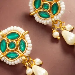 aadita Diamond Shaped Drop Earrings image 3