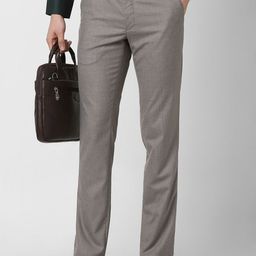 Peter England Men Slim Fit Trousers-picture-40