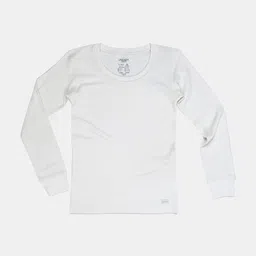 Jockey Kids Ribbed Round Neck Long Sleeves Combed Cotton Top Thermal image 3