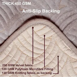 HOMETHREADS Grey & Purple Sofa Cover image 3