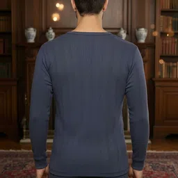 MACK JONNEY Cotton Round Neck Thermal Tops image 5