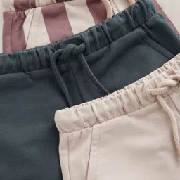 NEXT Boys Pack of 3 Pure Cotton Shorts image 3