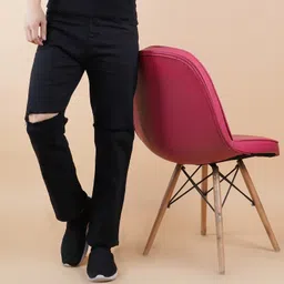 LINARIA Men Classic Slash Knee Jeans-image-41
