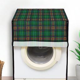 DREAM CARE Green Printed Dustproof & Waterproof Front Loading Washing Machine Cover 5Kg-picture-7