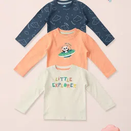 Nauti Nati Boys 3 Printed Antimicrobial T-shirt-picture-30