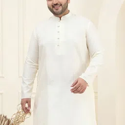 SOJANYA PLUS Men Geometric Kurta-picture-2