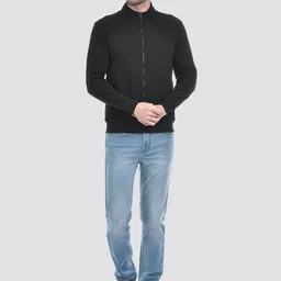 Numero Uno Men Front-Open Cotton Sweatshirt image 5