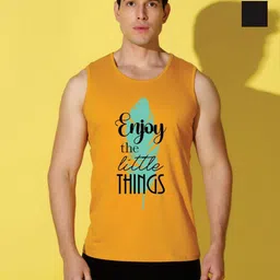 WOOSTRO Men Pack of 2 Typography Printed Round Neck Cotton Slim Fit Sports T-shirts image 1