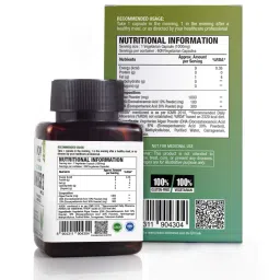 WOW Life Science Algae-Rich Omega 3 Capsules - 60 Vegetarian Capsules image 2