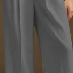 Next One Women Smart Loose Fit High-Rise Easy Wash Pleated Trousers image 2