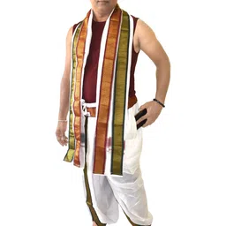 TUNI MANI Men Cotton Dhotis-image-47