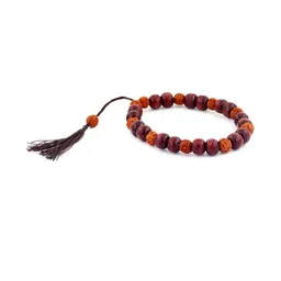 Divine souvenirs Unisex Rudraksha Elasticated Bracelet-picture-22