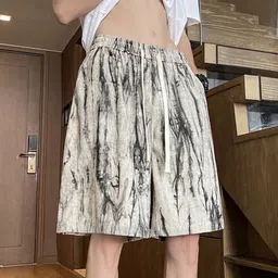 StyleCast x Revolte Men Abstract Printed Outdoor Rapid-Dry Regular Shorts image 3