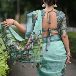 KALINI Zari Designer Saree image 3