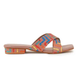 Mast & Harbour Textured Block Sandals image 4
