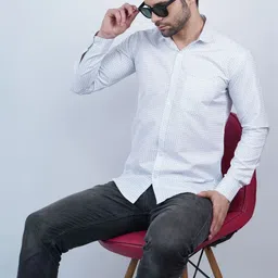 Tiarakrafts Men Slim Fit Printed Casual Shirt-picture-17