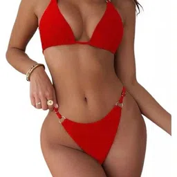RECENT FASHION Halter Neck 2-Piece Bikini Set image 2