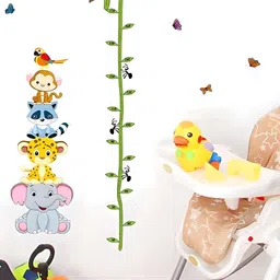 Asian royal Yellow & Green Birds and Animals Printed Self Adhesive Decals and Stickers-picture-30