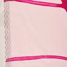 all about you Floral Beads and Stones Poly Crepe Designer Saree image 5