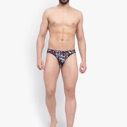 Bruchi CLUB Men Printed Anti-Odour Basic Briefs image 4