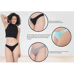 ORLIZEA Set Of 3 Cotton Blend Thongs image 4