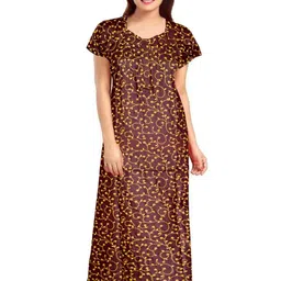 AAKARSHANA Printed Maxi Nightdress-picture-16