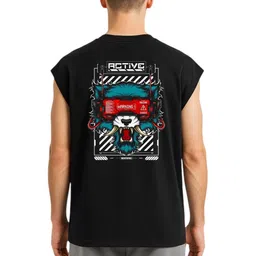 GLOBAL NOMAD Men Printed Pure Cotton T-shirt image 1