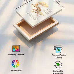 ASIAN MONK Multicoloured Single Piece Wood Wall Paintings image 4