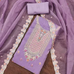 NEGRONI Embroidered Unstitched Dress Material-picture-12