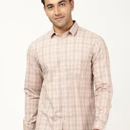 Indian Terrain Men Classic Slim Fit Checked Casual Shirt-picture-42