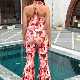 TANDUL Halter Neck Basic Jumpsuit image 5