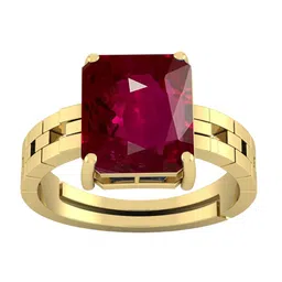 RSPR 6.25 Ratti 5.60 Carat Natural Ruby Manikya-Studded Adjustable Finger Ring-picture-11