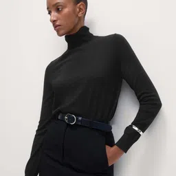 Marks & Spencer Women Turtle Neck Full Sleeves Woollen Pullover Sweater-picture-42