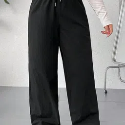 GROOFINGS Women Relaxed Easy Wash Trousers-picture-39