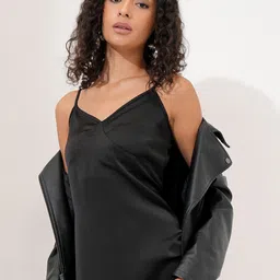 Tokyo Talkies Shoulder Straps A-Line Midi Dress-image-16