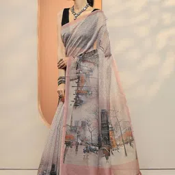 Libas Zari Silk Blend Designer Saree-image-47