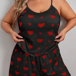 PHALIN Women Satin Night suits image 2