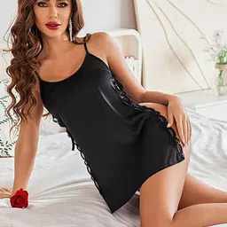 Esensuelle 7 Shoulder Straps Sleeveless Nightdress image 3