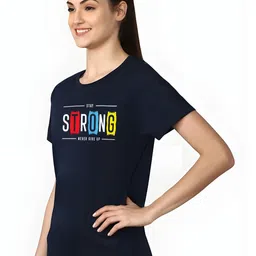 SZN Women Typography Printed T-shirt image 3