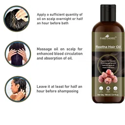 Park Daniel Set Of 3 Reetha Hair Oil - 100ml Each image 3