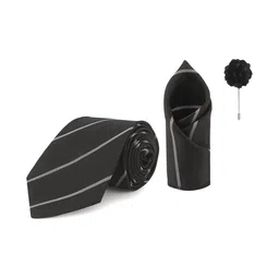 TADWILL Men Striped Broad Tie image 3