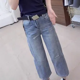 StyleCast Women Straight Fit High-Rise No Fade Jeans-picture-10